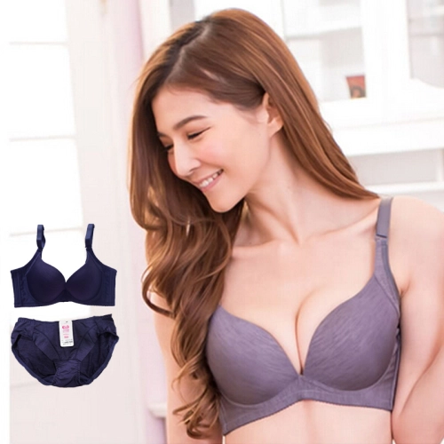 素面咖啡紗超包超舒適零雞心深V內衣