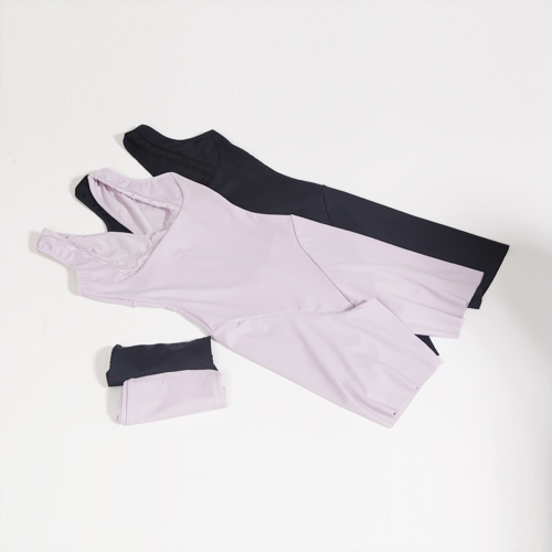 全面修身輕薄無痕鎖邊塑身衣(兩套組)黑色＋淺膚色