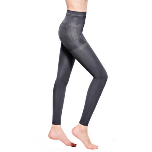 Mollifix 3D Polar Pull up Straight Pattern 9-Minute Body Shaping Pants