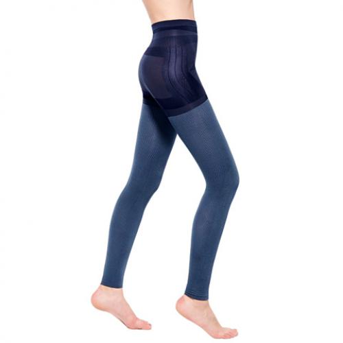 Mollifix 3D Polar Pull up Straight Pattern 9-Minute Body Shaping Pants