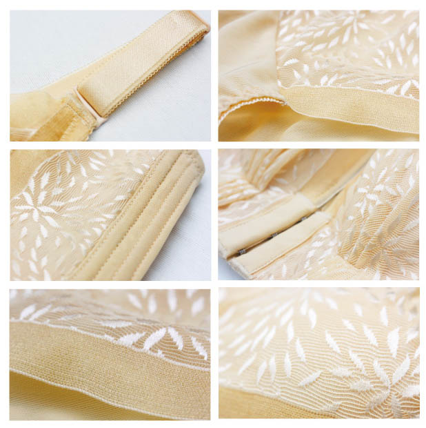 瞬間集中前扣 三段托提無鋼圈 繽紛無痕鎖邊調整內衣