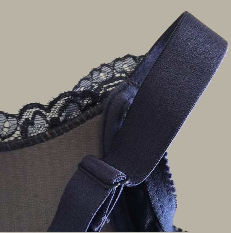 花樣深V美胸四排扣 清涼節能鑯維 高機能調整型內衣B，C，D杯