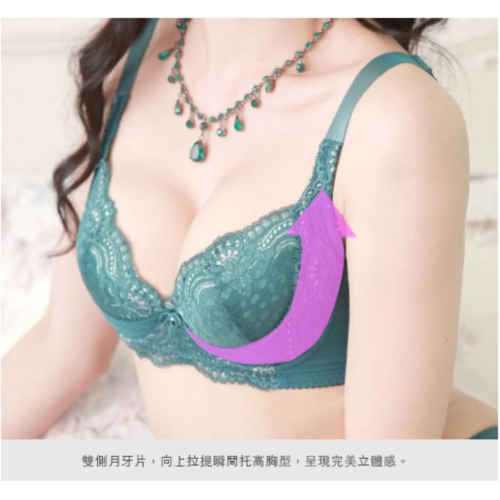 美胸深V溝集中、美背高機能矯正內衣。C.D.E罩