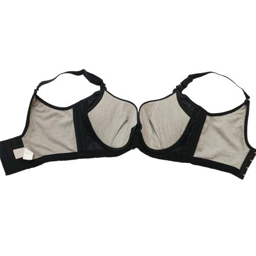 Corduroy deep V seamless bustier with four buttons