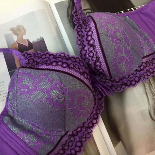 Purple intoxication, lost in a state of ecstasy. Coffee silk adjustable underwear.