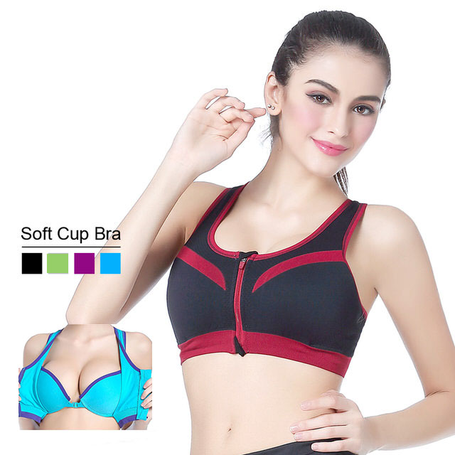最新款加強防震彈力棉運動內衣－內有護胸罩杯