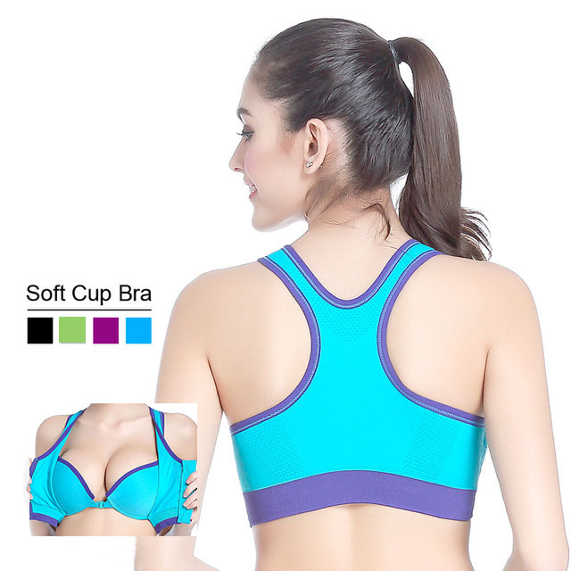 最新款加強防震彈力棉運動內衣－內有護胸罩杯