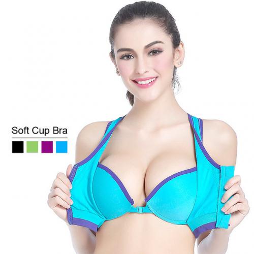 最新款加強防震彈力棉運動內衣－內有護胸罩杯