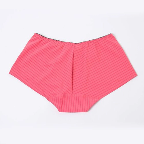 Striped smooth surface fashionable functional low spine heart crescent deep V adjustment to underwear matching underwear