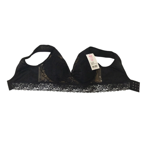 All-day antimicrobial lace bralette without underwire, multi-functional