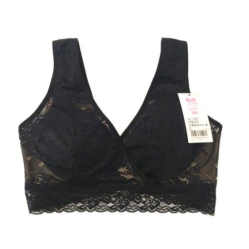 All-day antimicrobial lace bralette without underwire, multi-functional