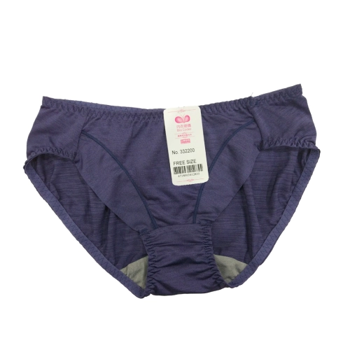 Plain coffee gauze super bag, super comfortable, zero heart deep V underwear matching underwear