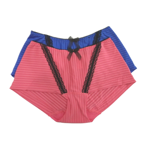 Striped smooth surface fashionable functional low spine heart crescent deep V adjustment to underwear matching underwear