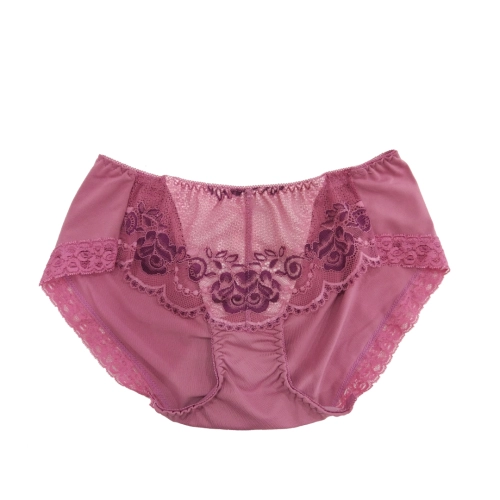 Rose lace crescent shaped adjustable underwear matching underwear