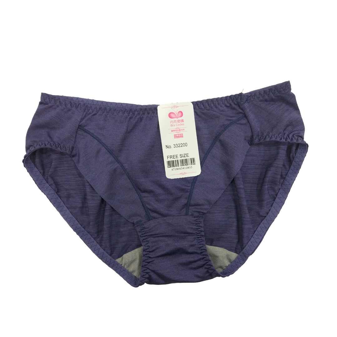 素面咖啡紗超包超舒適零雞心深V內衣 配套內褲