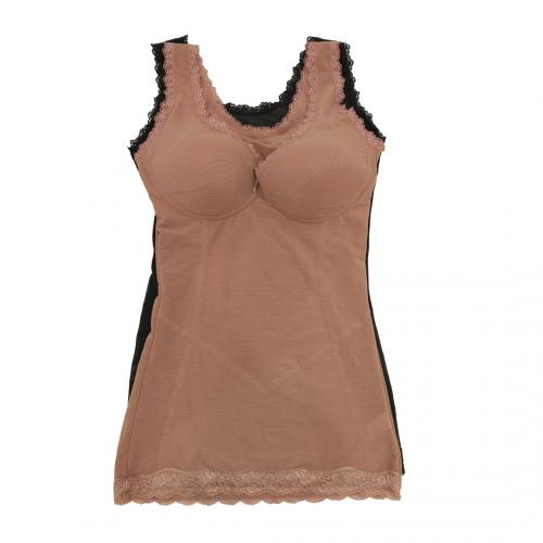 Plain face - adjustable underwire bra+shapefit waist cinching vest