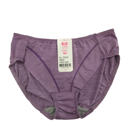 素面咖啡紗超包超舒適零雞心深V內衣 配套內褲