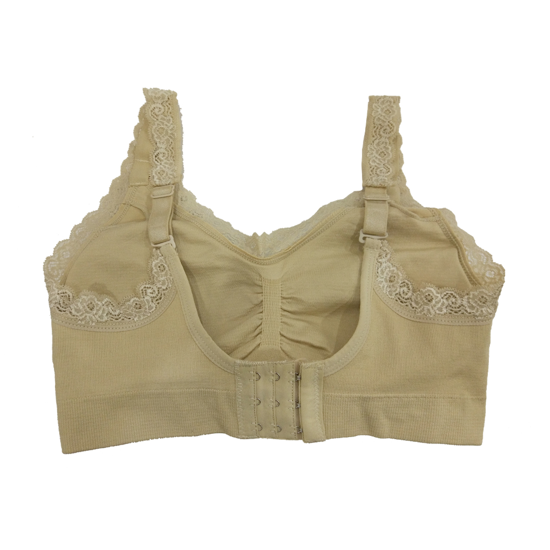 8-12團購VIP再95折，專利健康杯無鋼圈蕾絲吊帶可調式內衣4件組