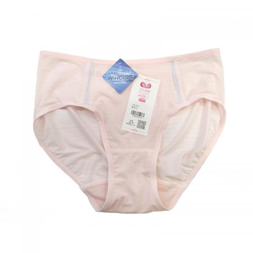 Plain, simple, fashionable, cool feeling yarn adjusted underwear with matching underwear
