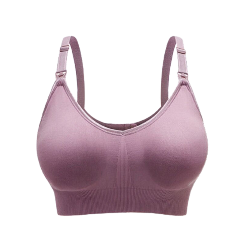 前開扣無鋼圈防下垂哺乳內衣 2件組