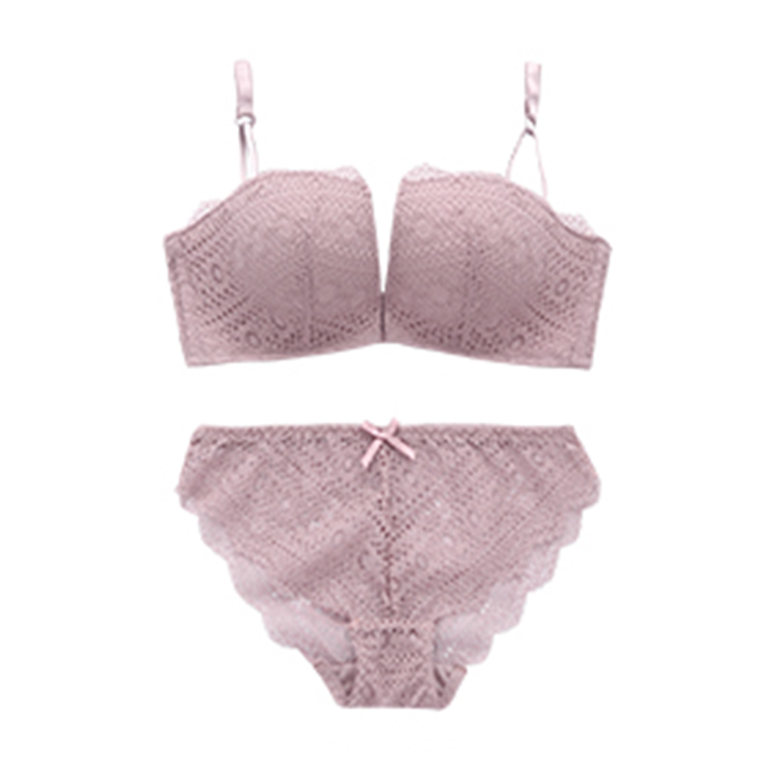 全蕾絲深V聚攏透氣內衣