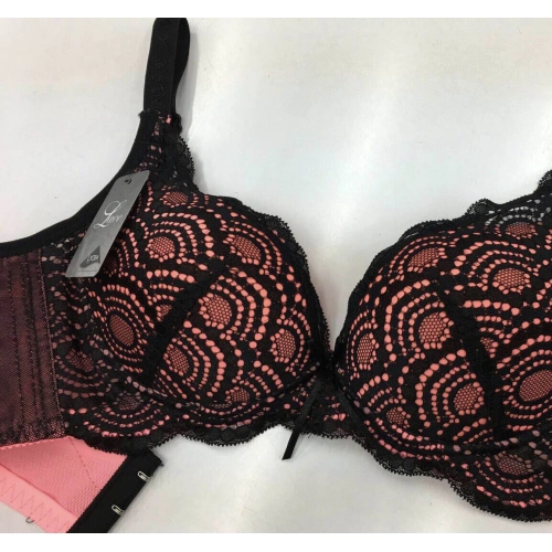 粉紅珊瑚無鋼圈機能內衣 - 無鋼圈