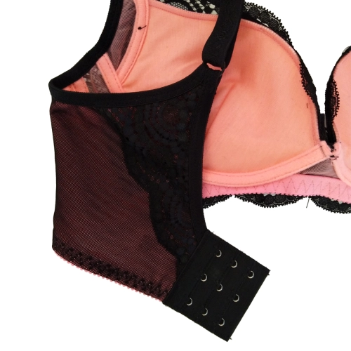 粉紅珊瑚無鋼圈機能內衣