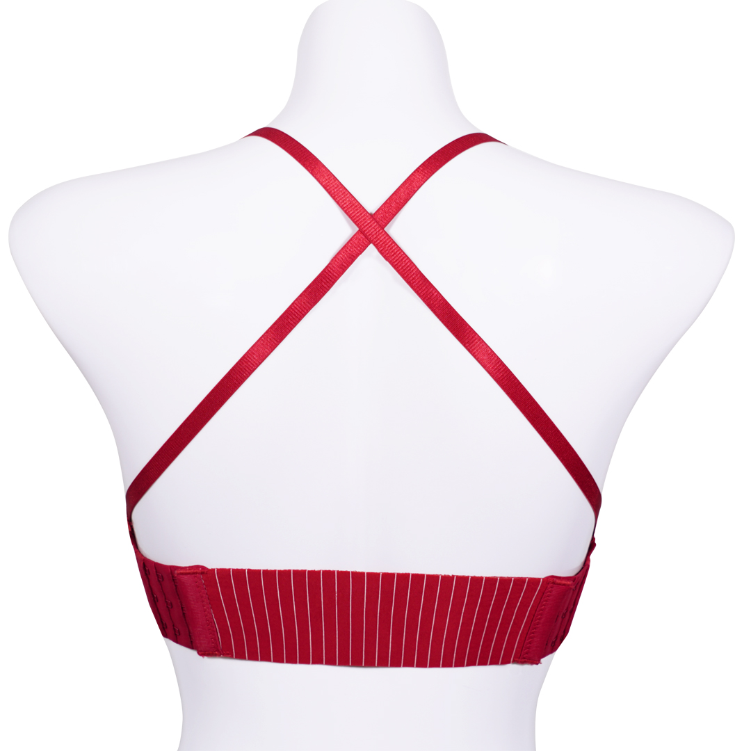 最新條紋透氣拉繩集中晚禮服百搭隱形內衣