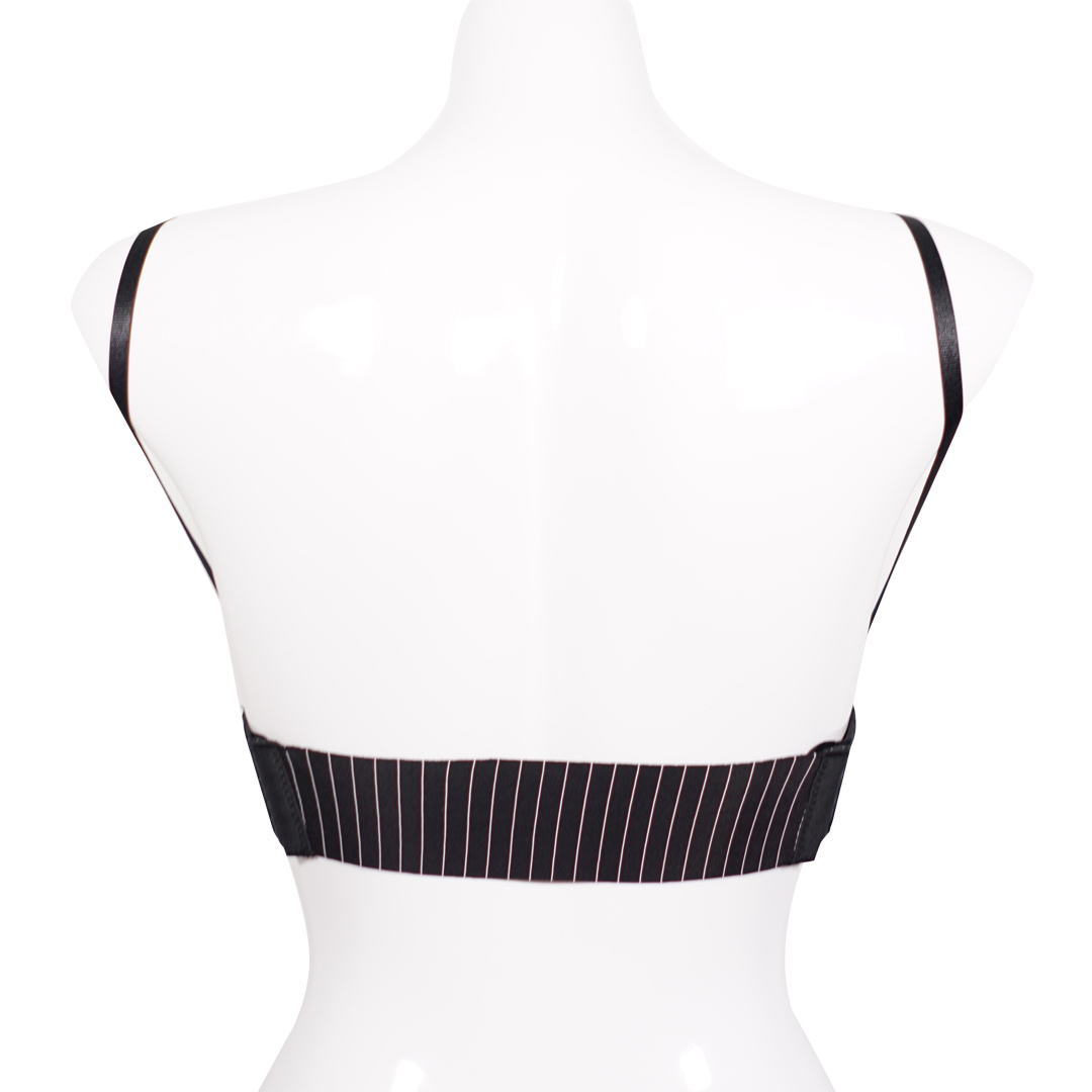 最新條紋透氣拉繩集中晚禮服百搭隱形內衣