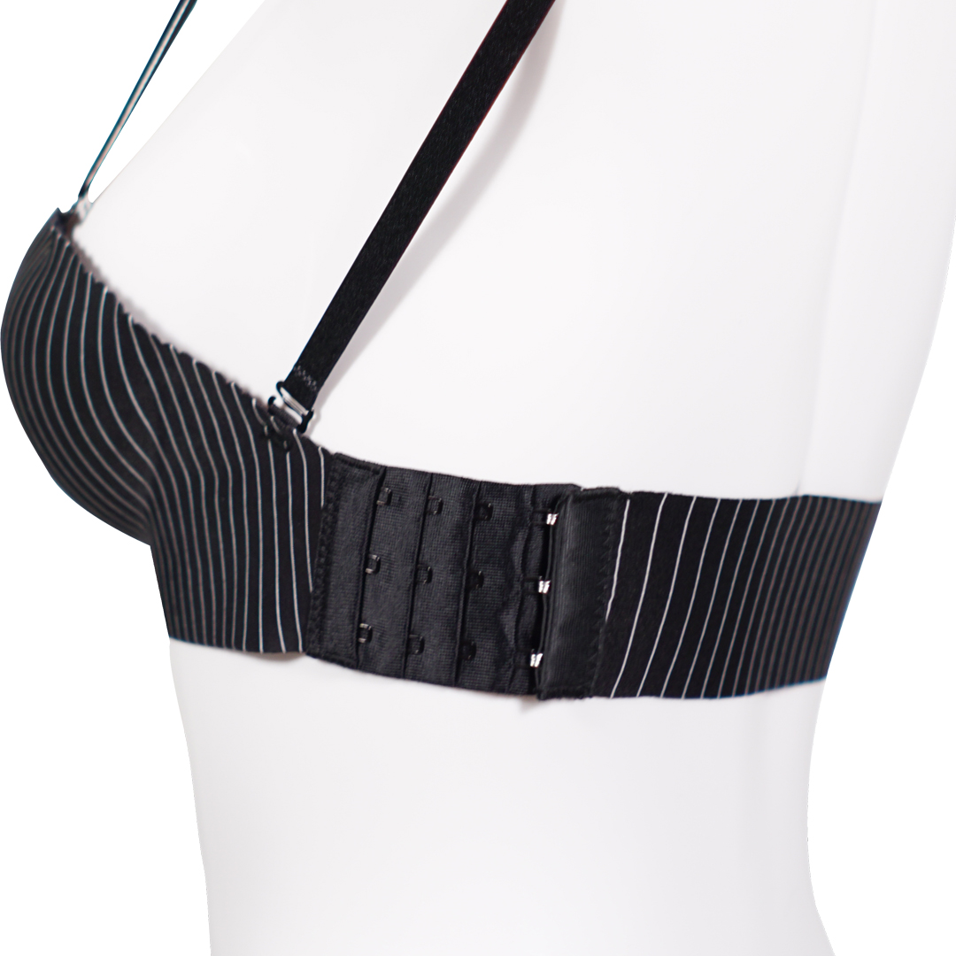 最新條紋透氣拉繩集中晚禮服百搭隱形內衣