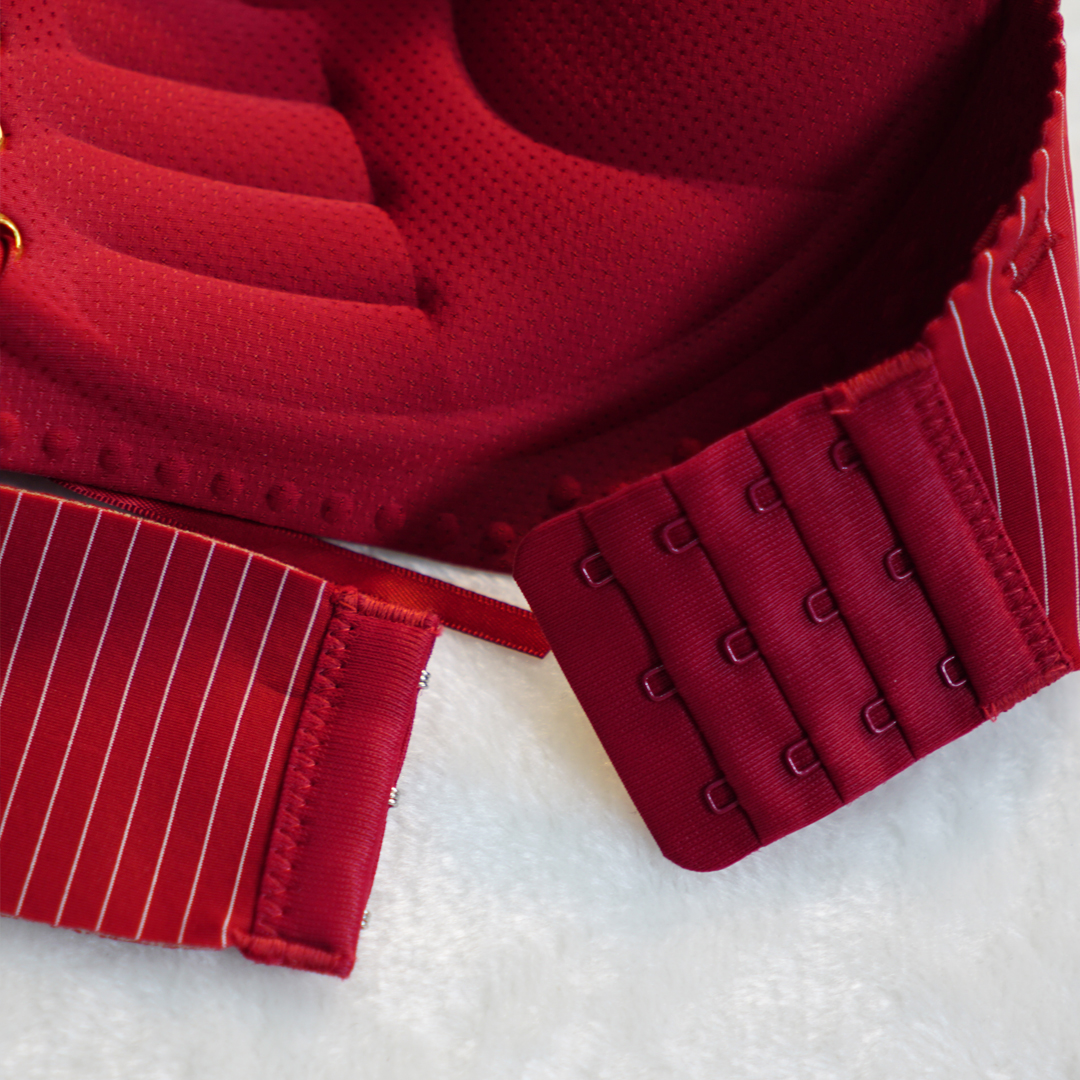 最新條紋透氣拉繩集中晚禮服百搭隱形內衣