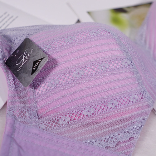 Slit lace sexy sans-steel-bra lingerie