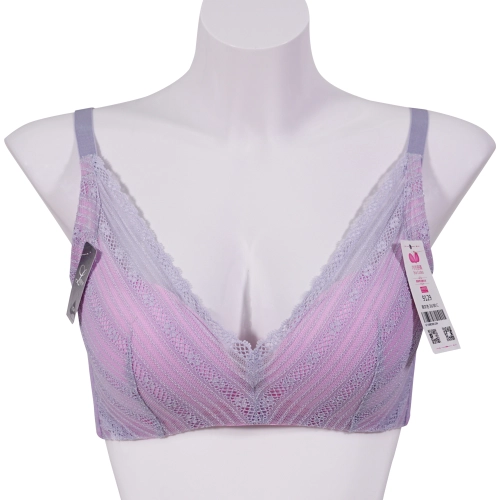 Slit lace sexy sans-steel-bra lingerie