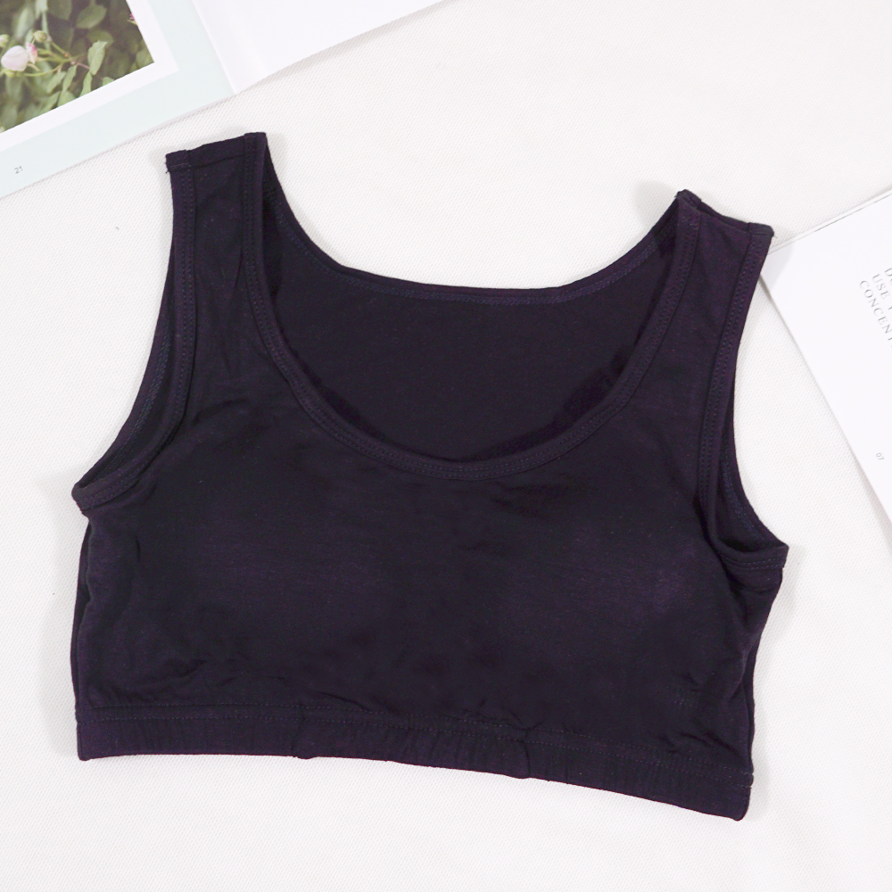 彈性莫代爾罩杯短小背心