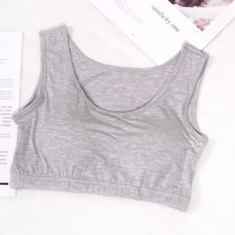 彈性莫代爾罩杯短小背心