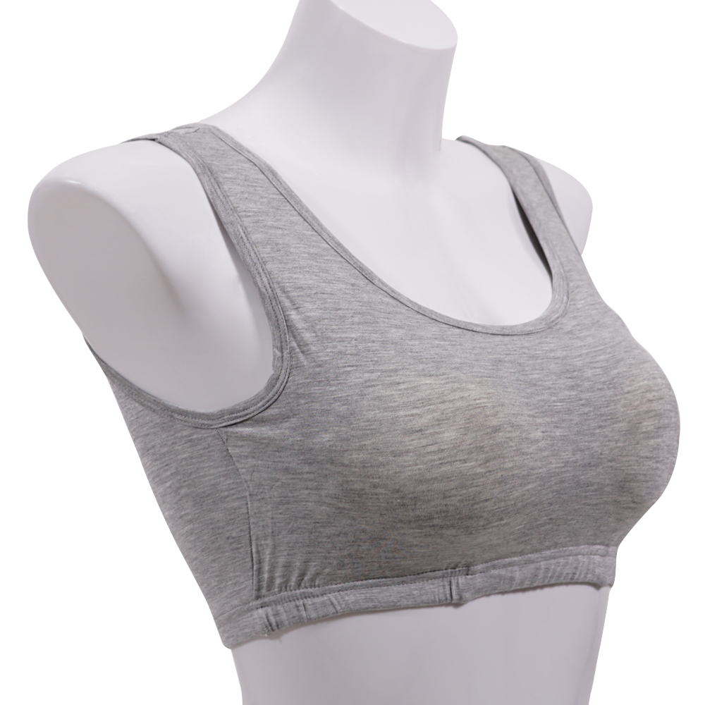 彈性莫代爾罩杯短小背心