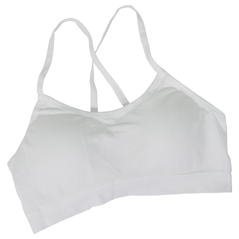 簡約斜紋交叉美背睡眠運動內衣