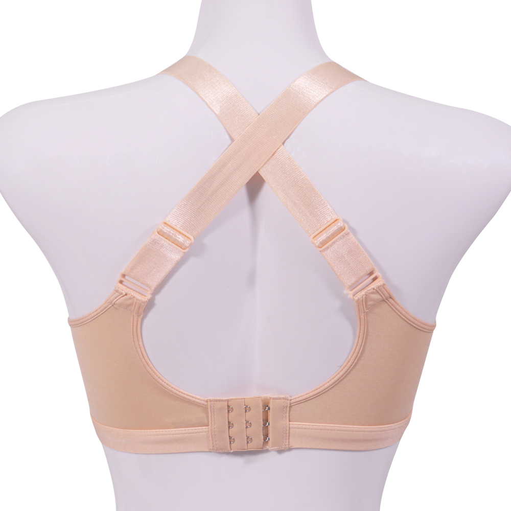 透氣拼網紗交叉背運動背心