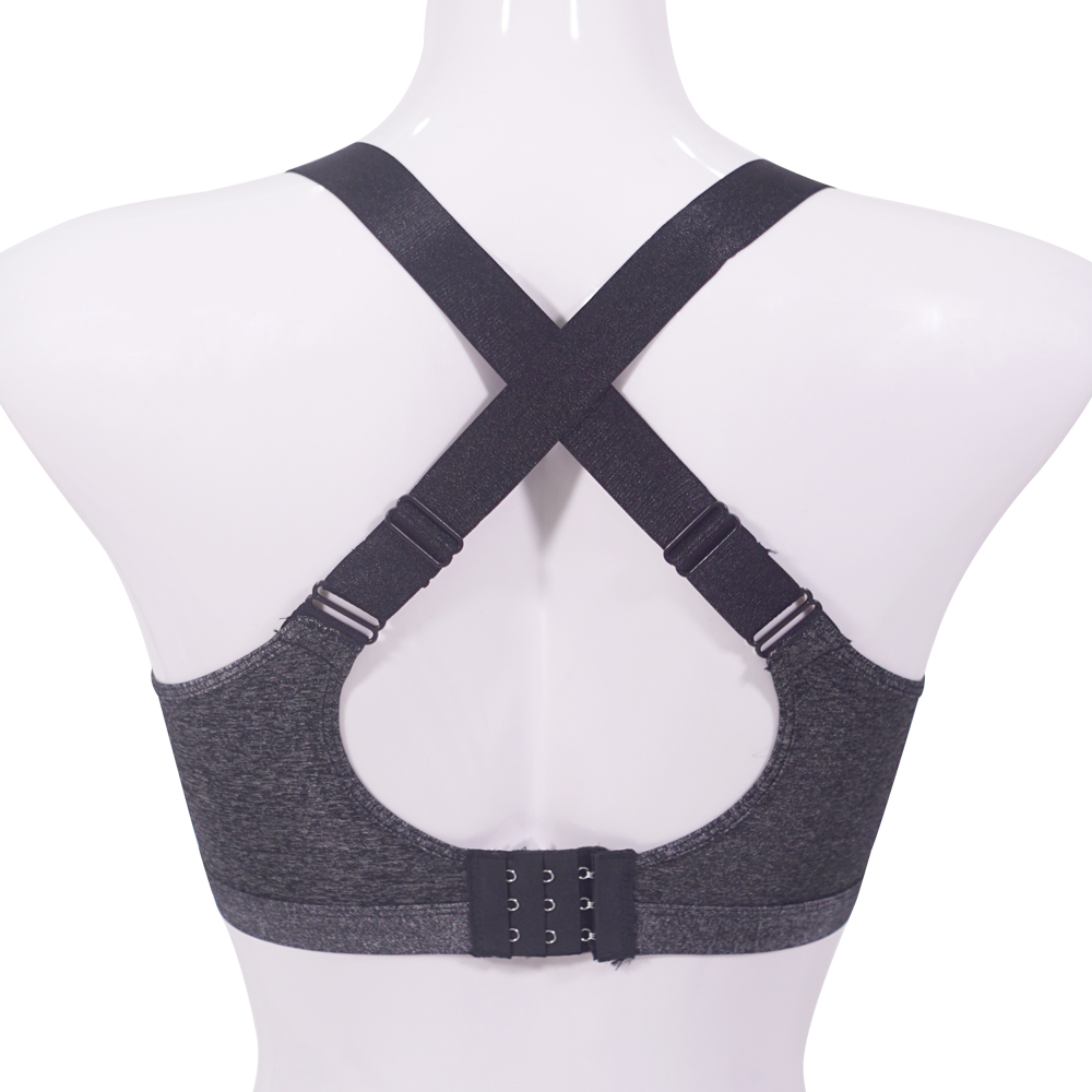 透氣拼網紗交叉背運動背心