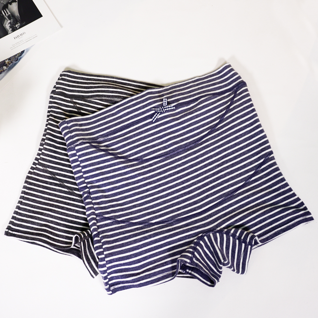 孕婦純棉托腹護腰平角內褲