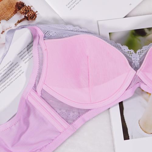 Slit lace sexy sans-steel-bra lingerie