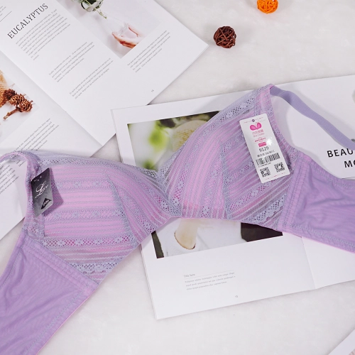 斜紋蕾絲性感無鋼圈內衣