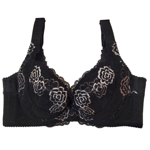 High-performance corrective lingerie with a deep V-shaped bust contour and a back that enhances posture. Includes C, D, and E covers.