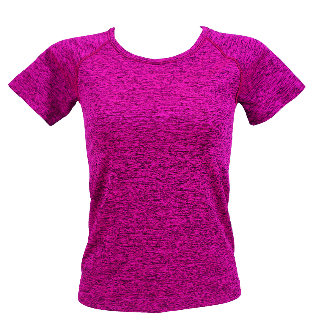 緞染修身薄款透氣瑜伽服運動短袖棉衣