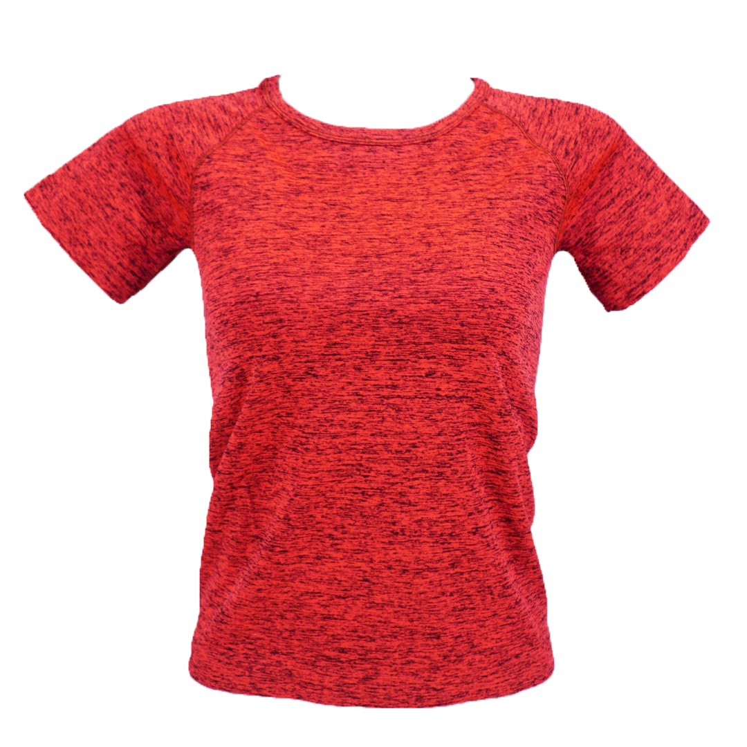 緞染修身薄款透氣瑜伽服運動短袖棉衣