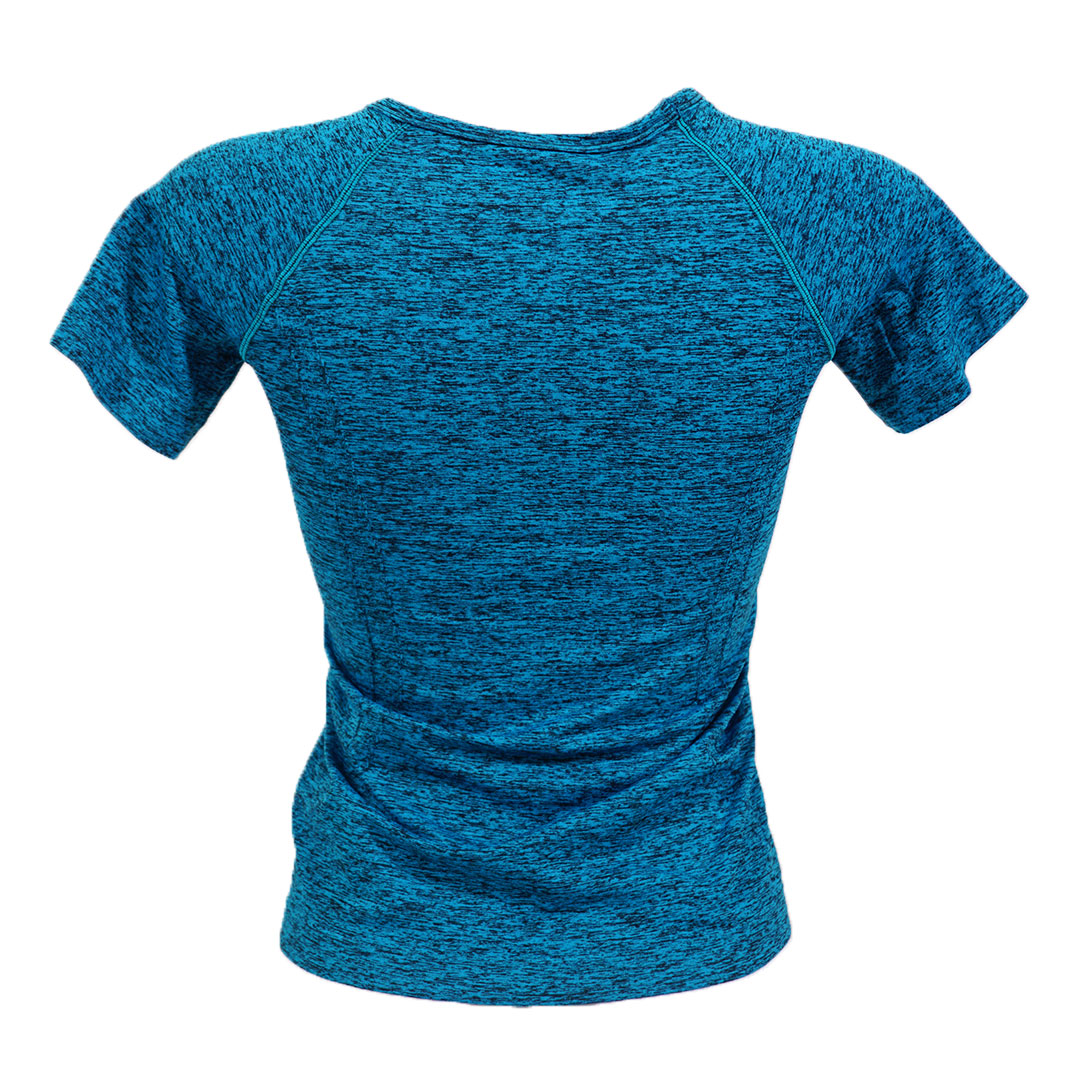 緞染修身薄款透氣瑜伽服運動短袖棉衣