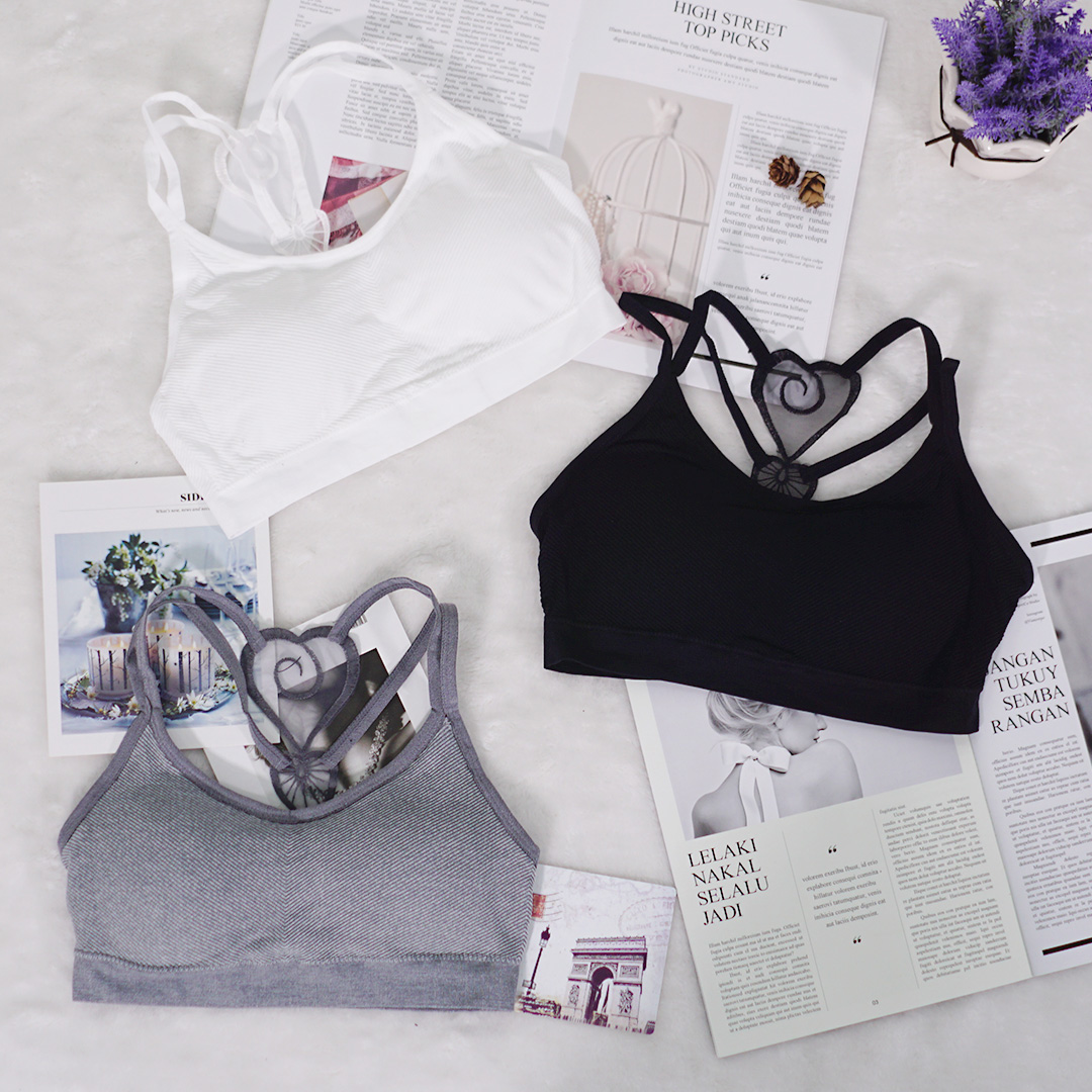 愛心性感美背吊帶斜紋背心