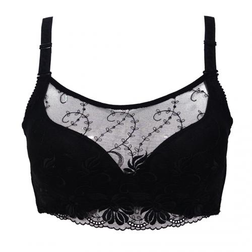 Anti-bare-chest French-style lace no-ring high-adjustable undergarment
