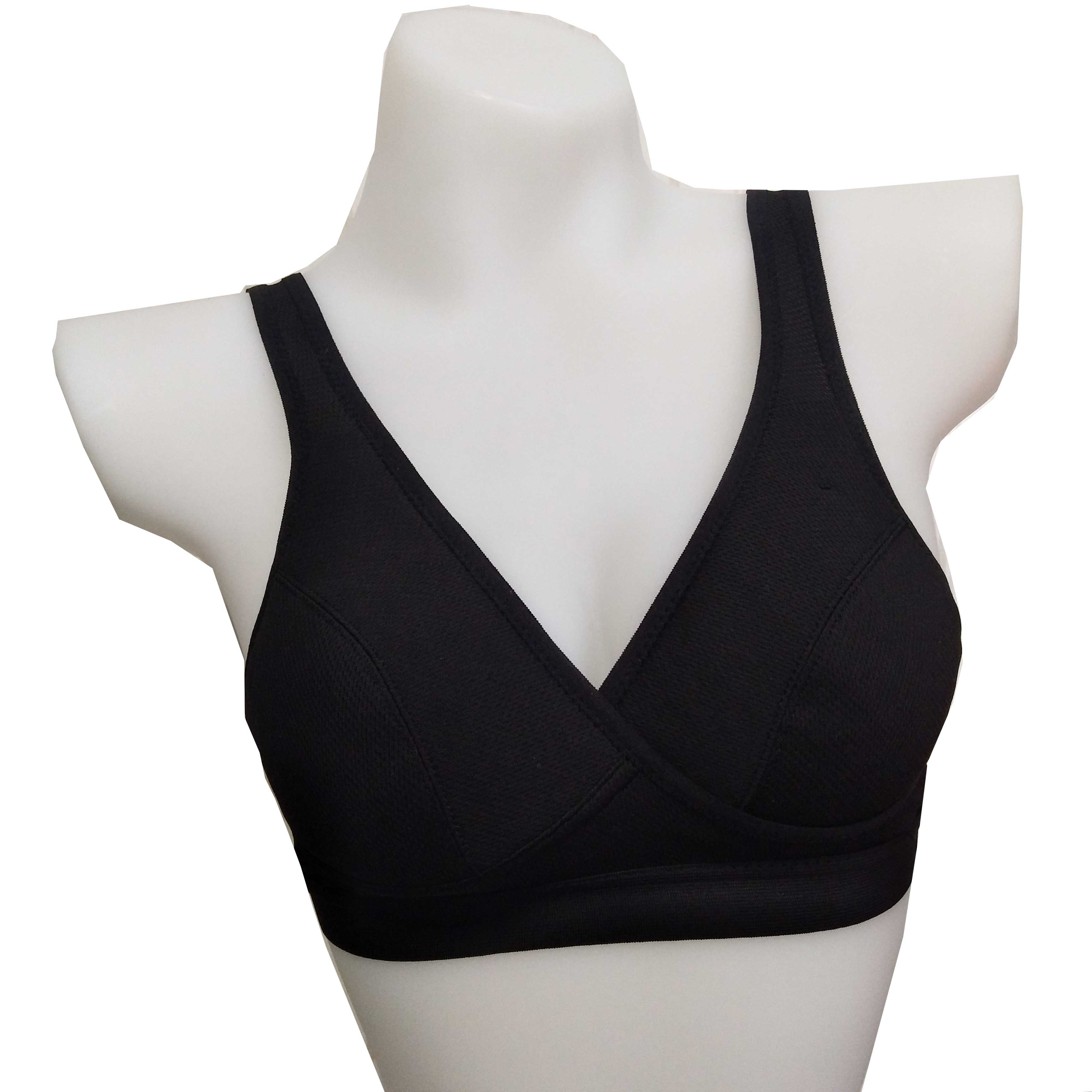 交叉集中力無鋼圈乾爽舒適內衣