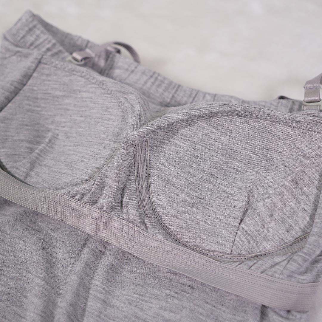 彈性莫代爾防走光無鋼圈吊帶超透氣罩杯內衣